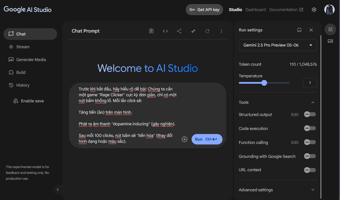 Google Gemini Studio