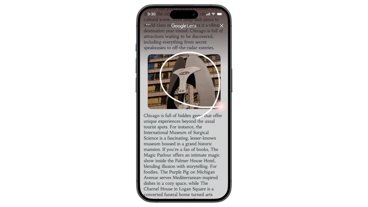 Sử Dụng Tính Năng Tìm Kiếm "Circle-to-Search" Trên iPhone
